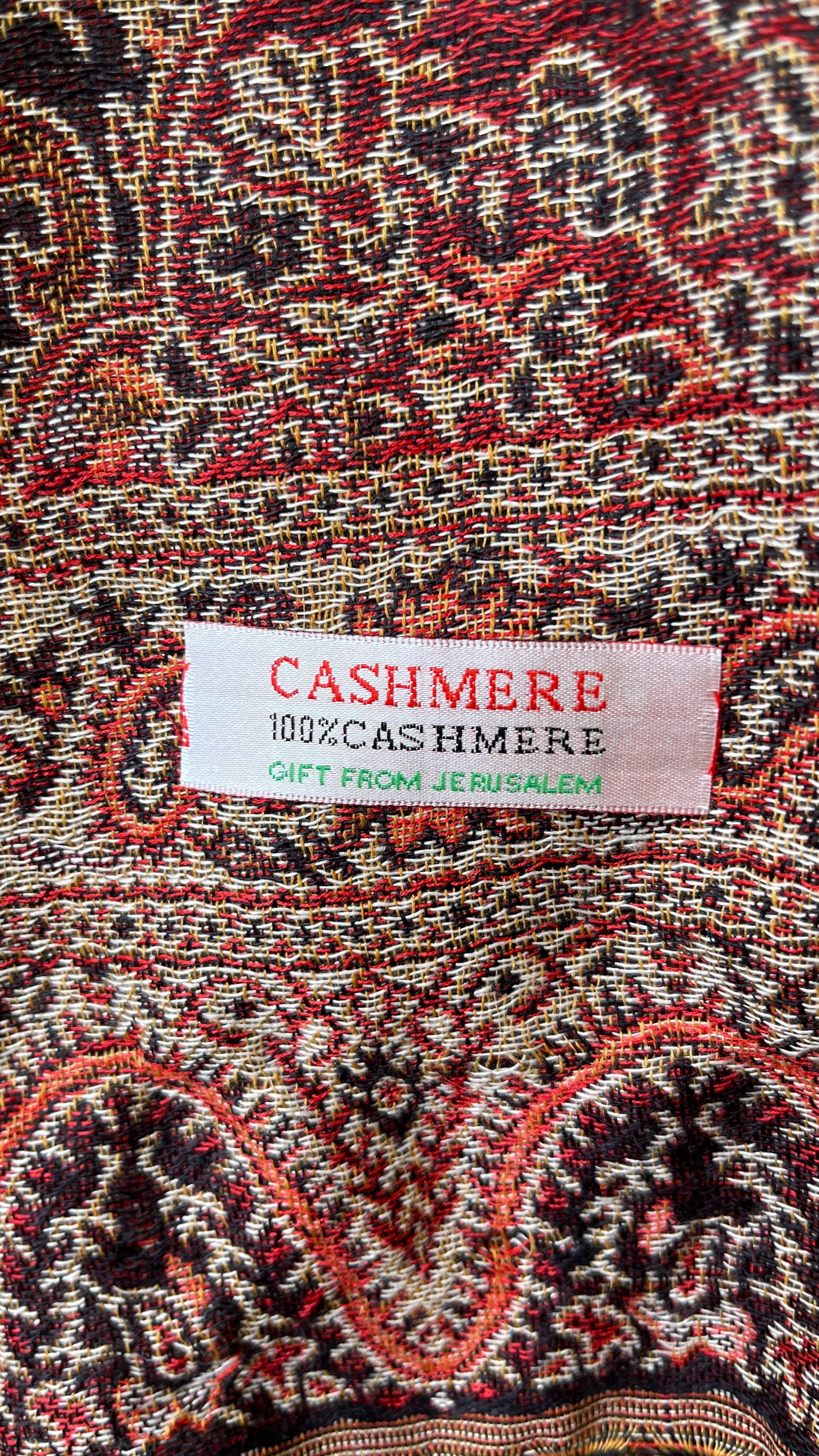 Cashmere Shawl from Jerusalem