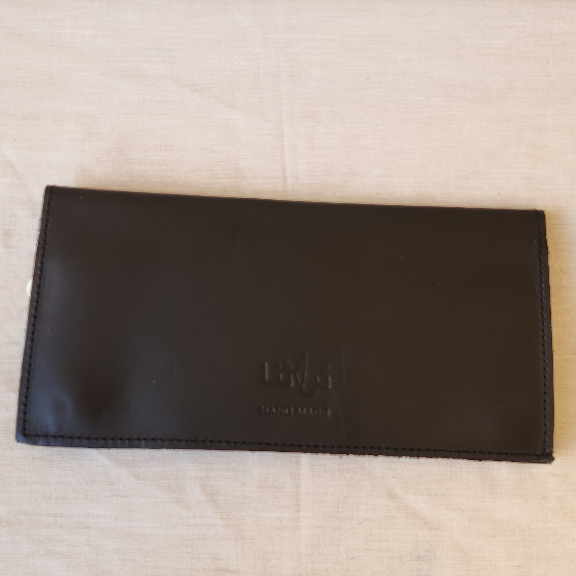 Leather Wallet with Hand Tatreez