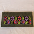 Leather Wallet with Hand Tatreez