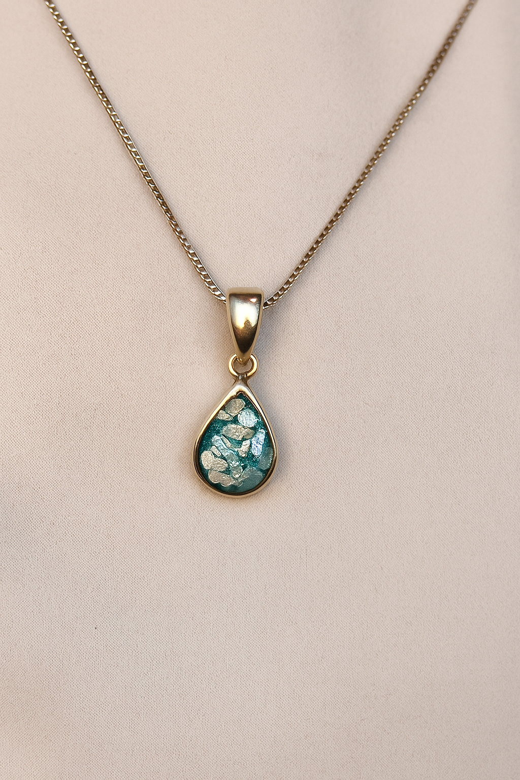 2000 Year Old 
Roman Glass Sterling Silver Necklace