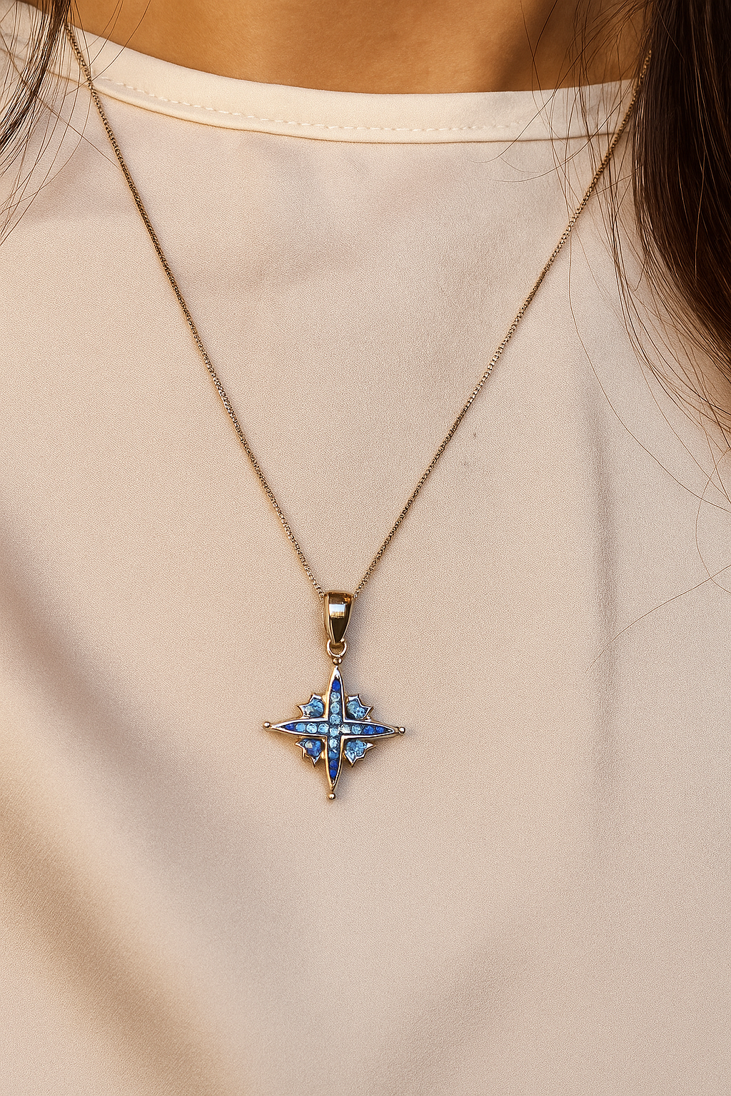 Star of Bethlehem Necklace - Double Sided