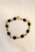 Vintage Stone of Palestine Silver Bracelet