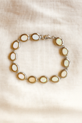 Vintage Opal Silver Bracelet