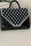 Inverted Kufiya Leather Purse