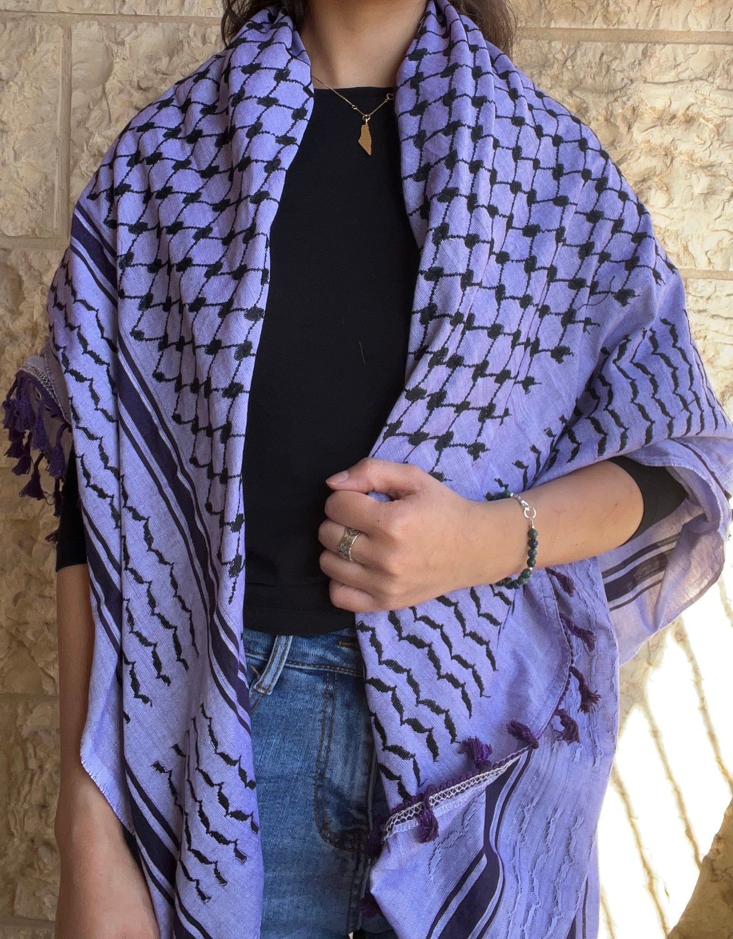 Purple Hirbawi® Kufiya