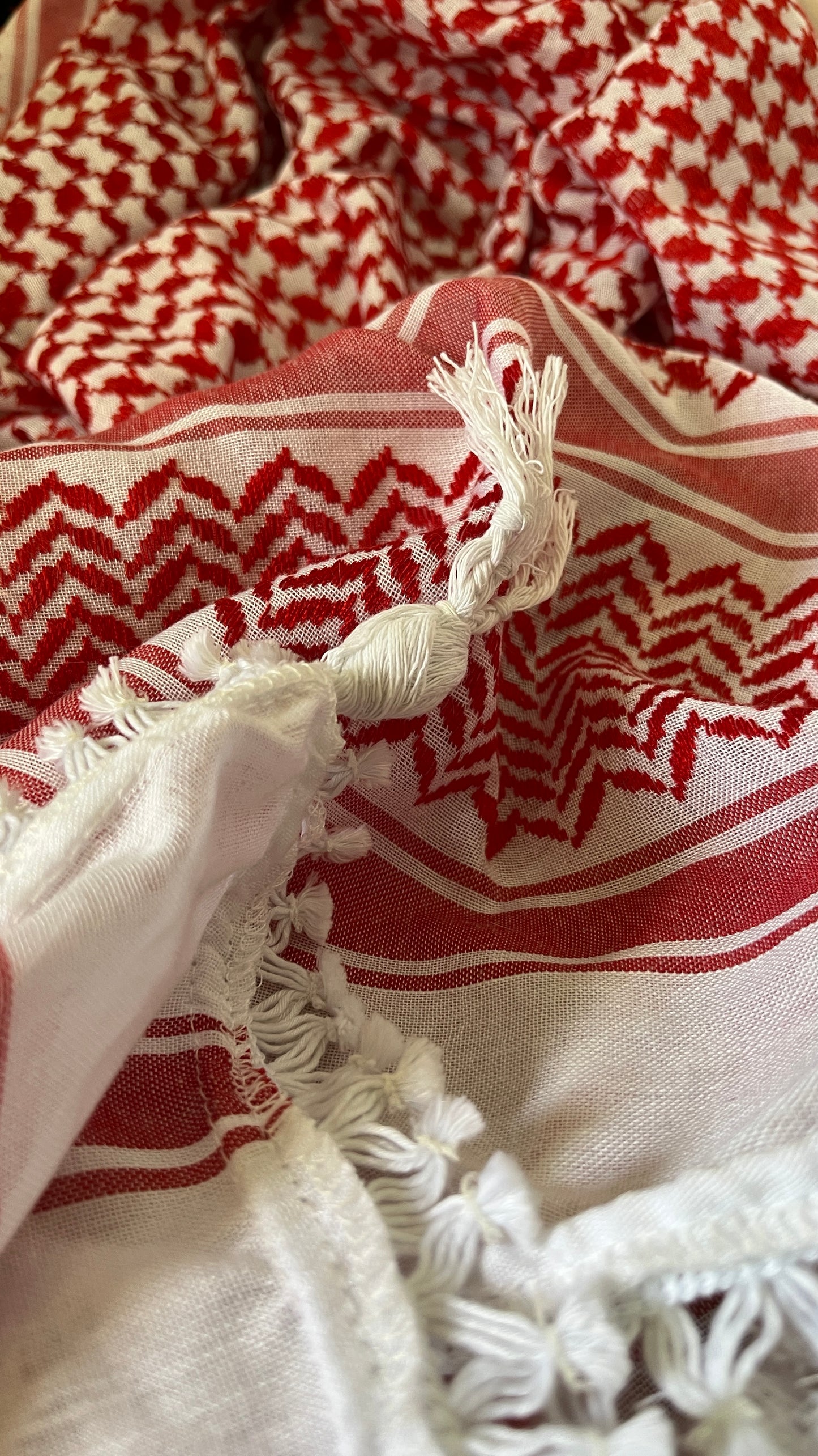 Red & White Hirbawi® Kufiya