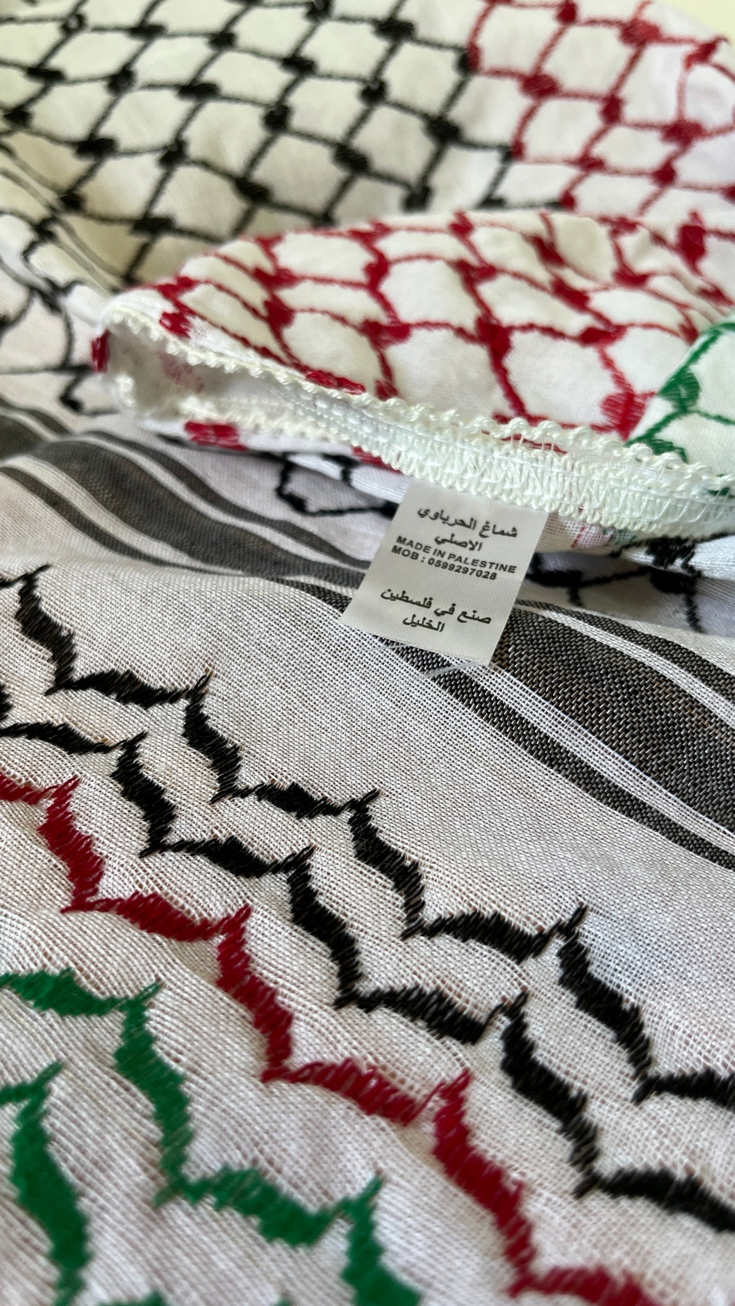 Palestine Flag Hirbawi® Kufiya