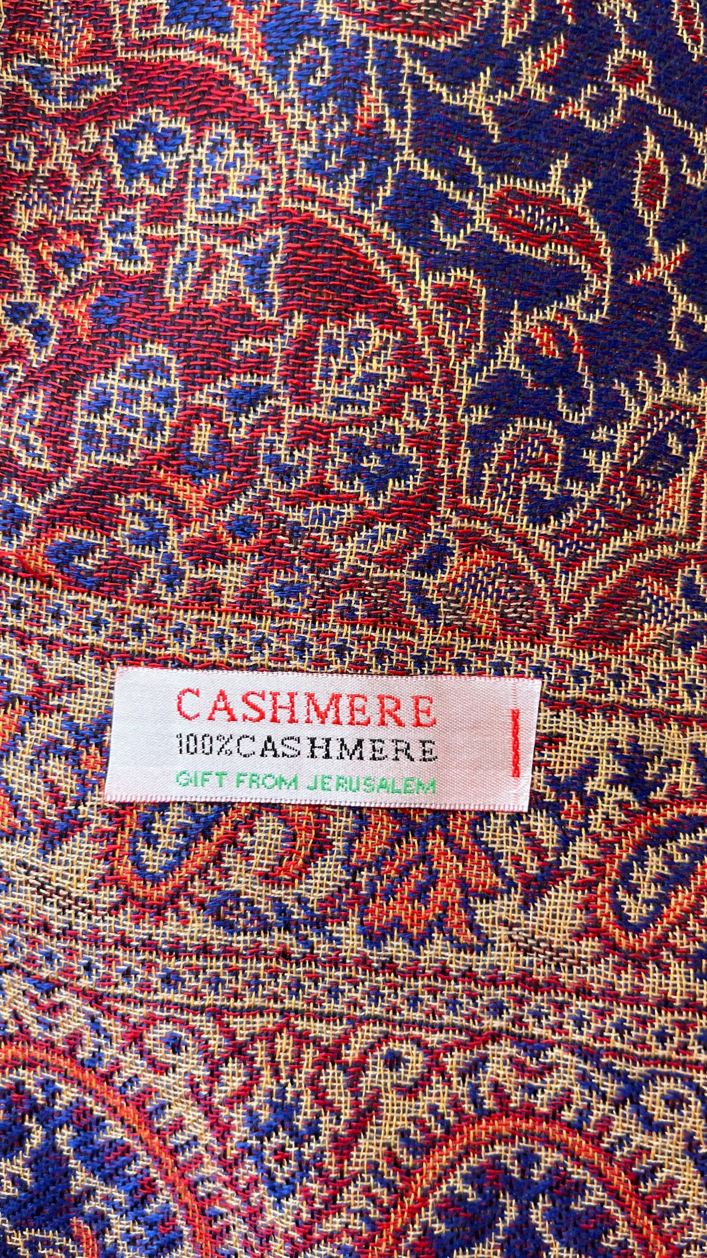 Cashmere Shawl from Jerusalem