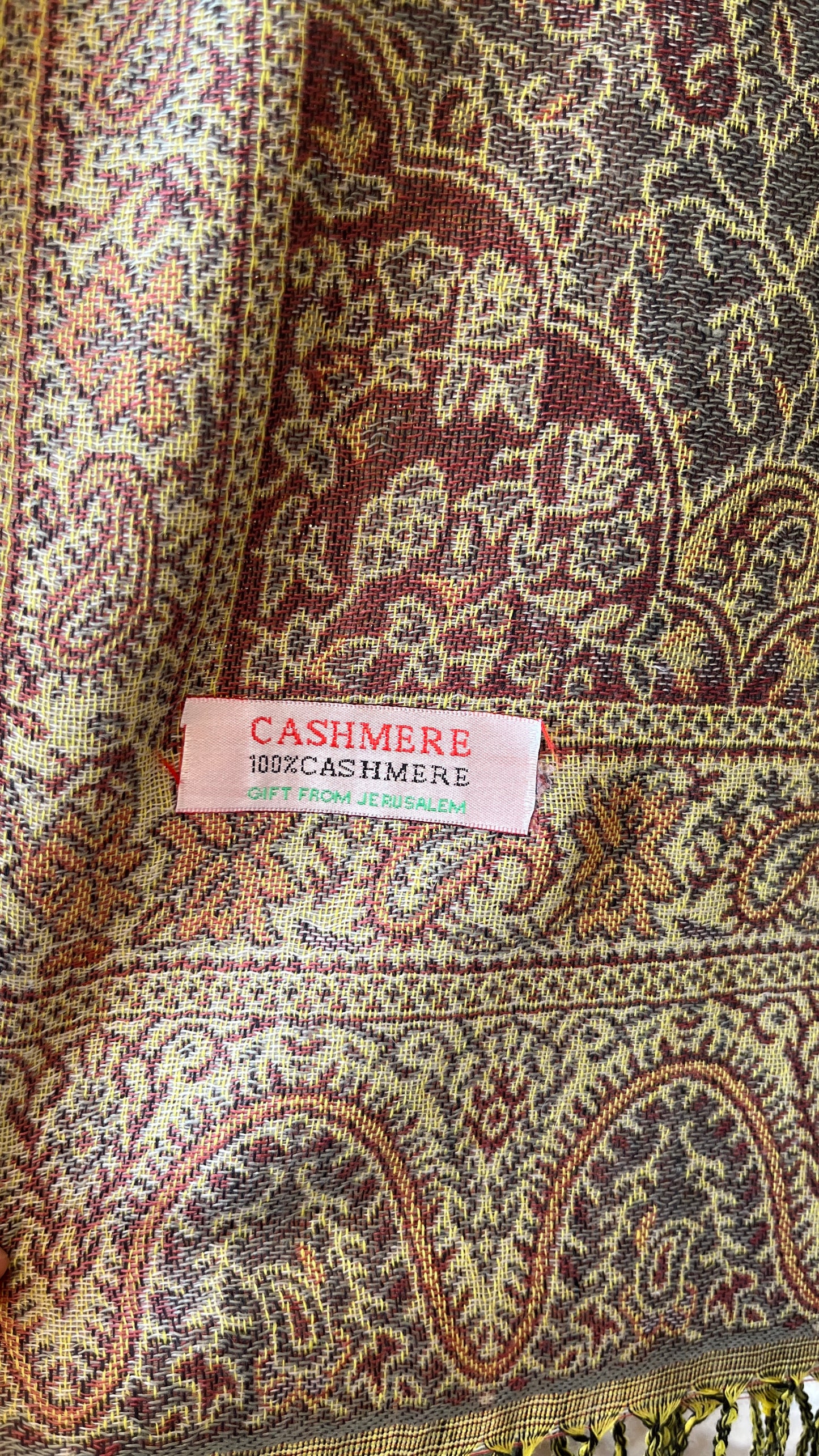 Cashmere Shawl from Jerusalem