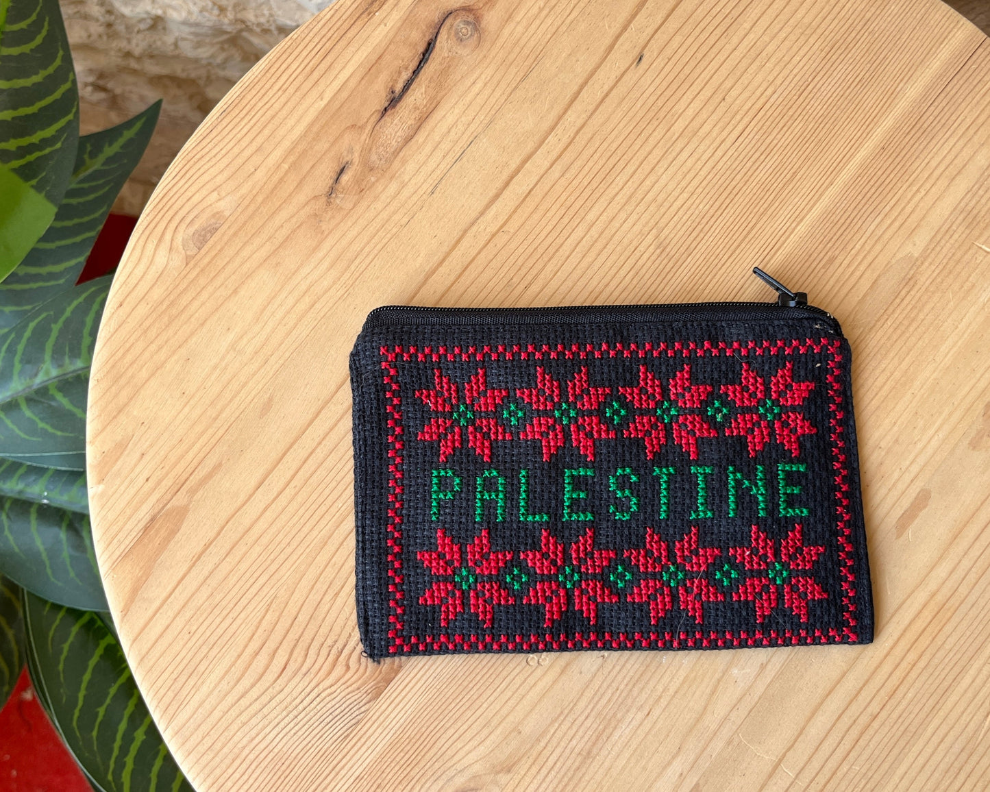 Traditional Palestinian Tatreez Pouch