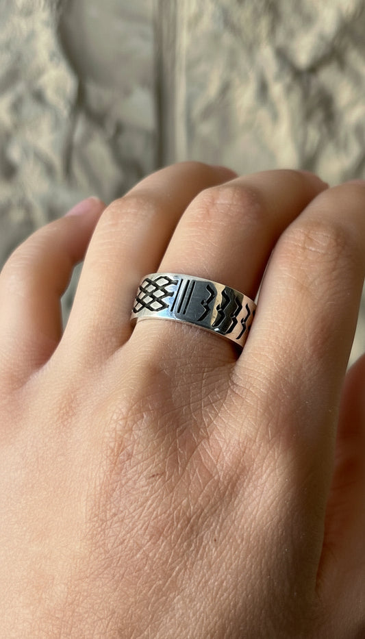 Silver Kufiya Ring