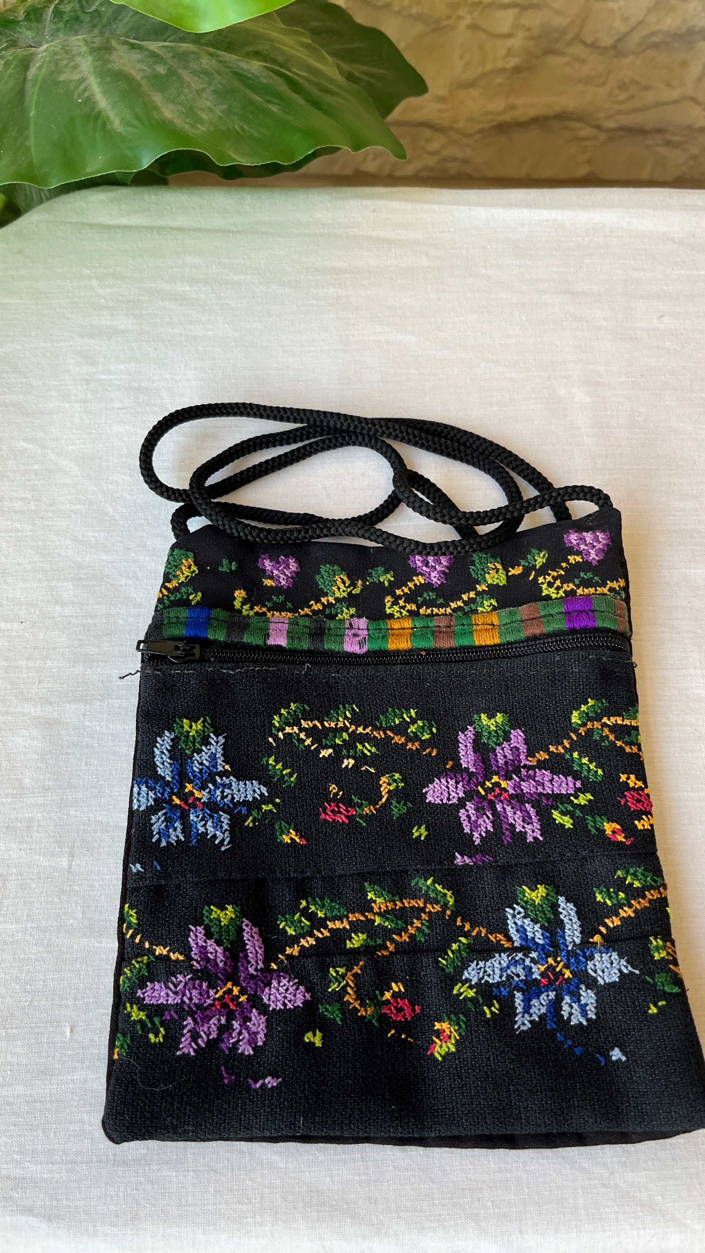 Traditional Palestinian Mini Tatreez Bag