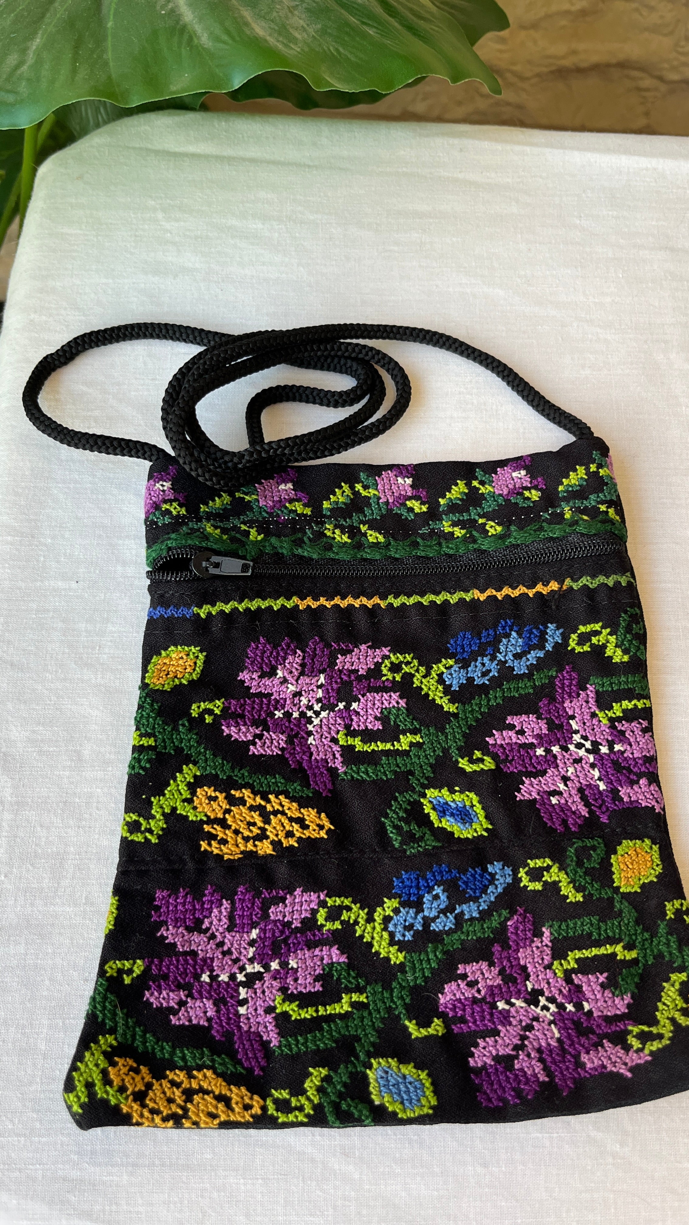 Traditional Palestinian Mini Tatreez Bag