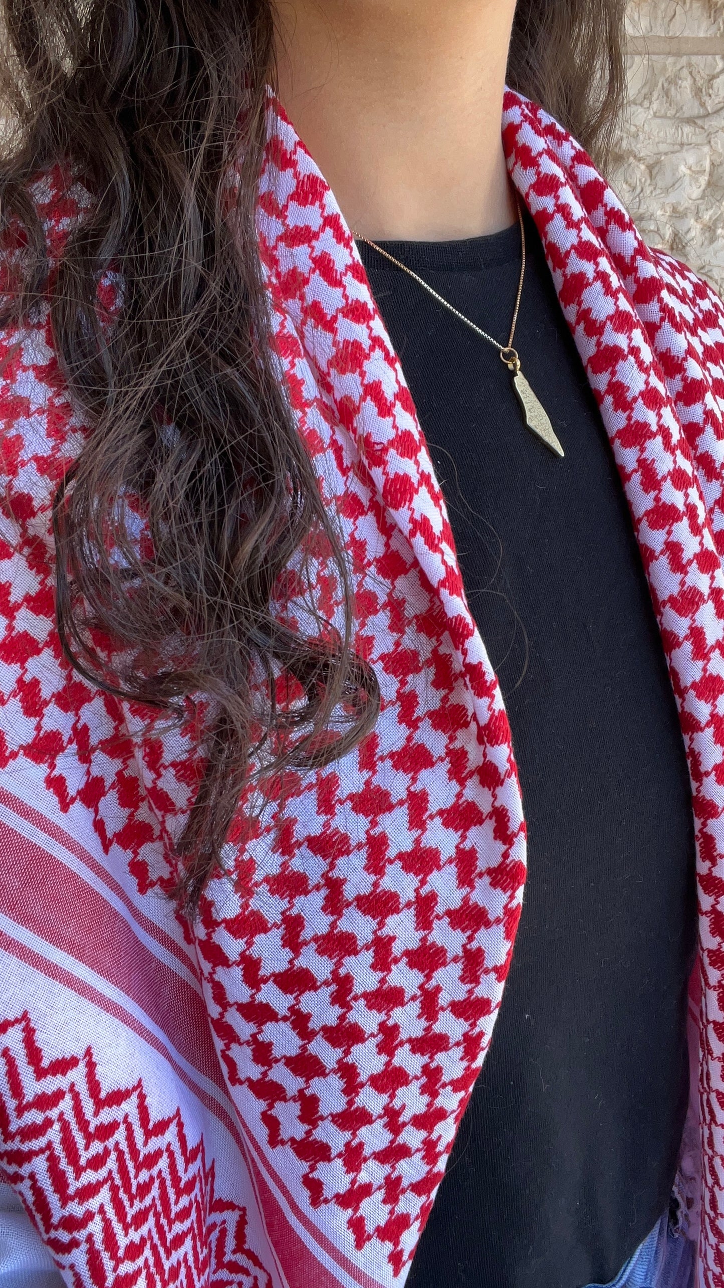 Red & White Hirbawi® Kufiya