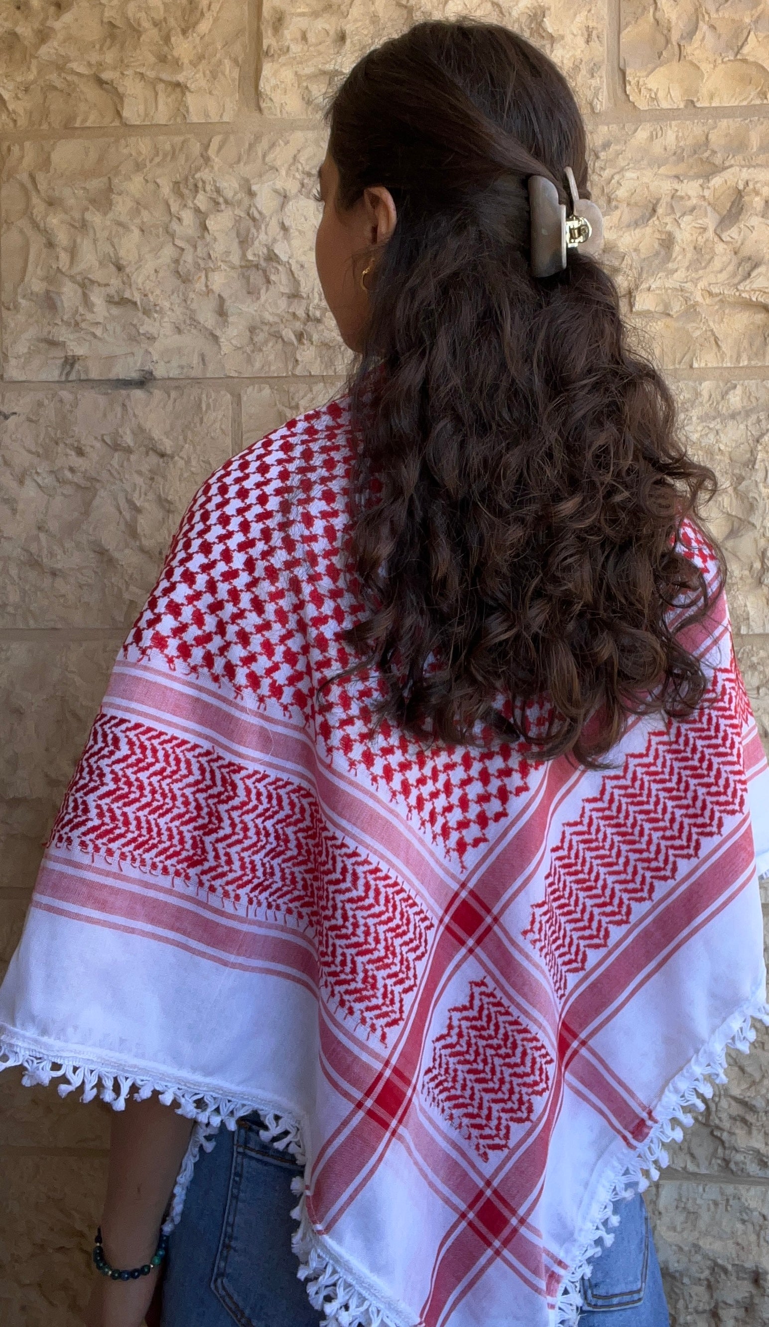 Red & White Hirbawi® Kufiya